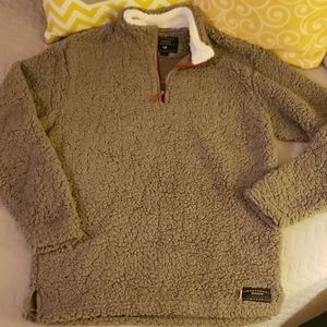 Southern Marsh 1/4 Zip Pullover Medium Gray NWOT